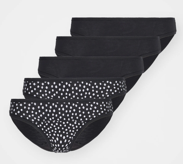 Marks & Spencer PERIOD KIT 5 PACK - black